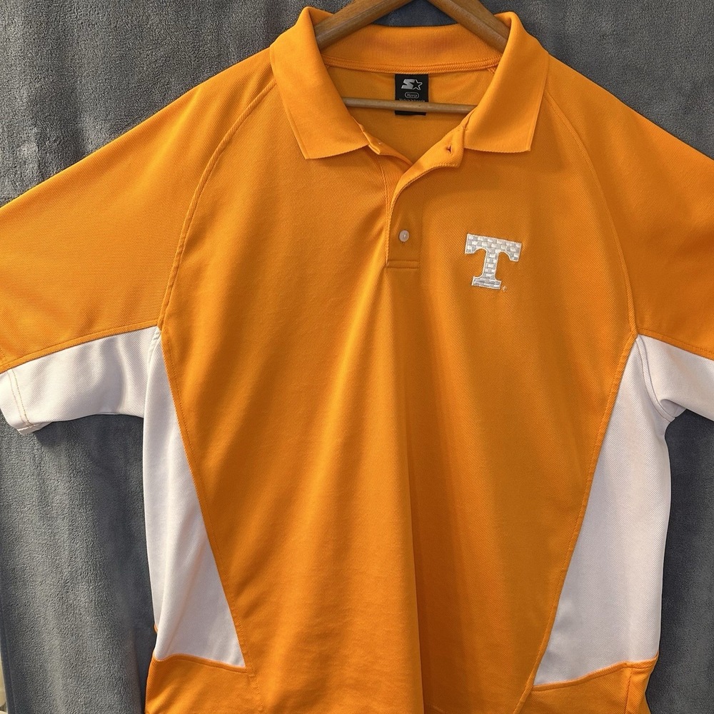 Tennessee Volunteers Starter Orange & White Color S/Sleeve Embroidered Polo XL
